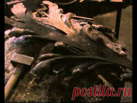 ▶ КОВКА ЛИСТА АКАНТА.Forging acanthus leaves. - YouTube