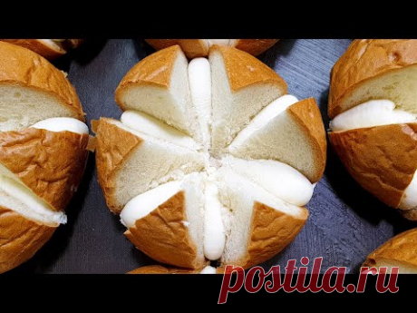Топ 10, Вкусная корейская выпечка, Разнообразие хлеба, Чесночный хлеб, Корейская уличная еда