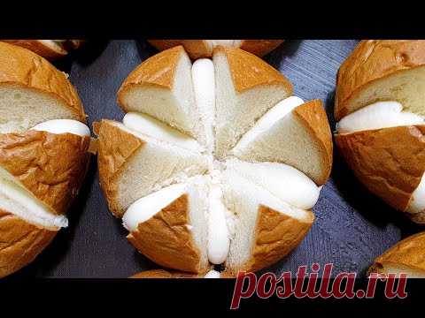 Топ 10, Вкусная корейская выпечка, Разнообразие хлеба, Чесночный хлеб, Корейская уличная еда