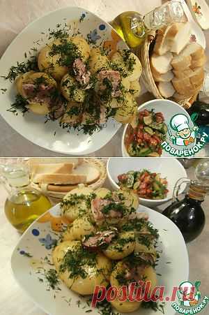Картофель с беконом, запечённый в фольге - кулинарный рецепт