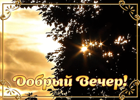 Прекрасное пожелание доброго вечера