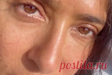 56-летняя Сальма Хайек показала крупным планом лицо без макияжа и седину. Американская актриса мексиканского происхождения Сальма Хайек показала естественную внешность и восхитила фанатов. 56-летняя знаменитость поделилась фото, на котором она запечатлела крупным планом свое лицо без макияжа и фильтров. Кроме того, на снимке видно небольшую седину.