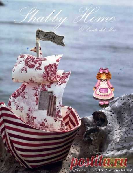 SHABBY HOME - ИНТЕРЬЕРНЫЕ ИГРУШКИ НА МОРСКУЮ ТЕМАТИКУ Может возникнуть интересный вопрос: «А зачем, собственно говоря, заморачиваться? Повесил любую игрушку на стену — вот тебе и интерьерная игрушка».