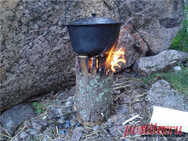 ДРОВЯНОЙ ПРИМУС. ПРИГОТОВЛЕНИЕ ПИЩИ В ПОХОДНЫХ УСЛОВИЯХ