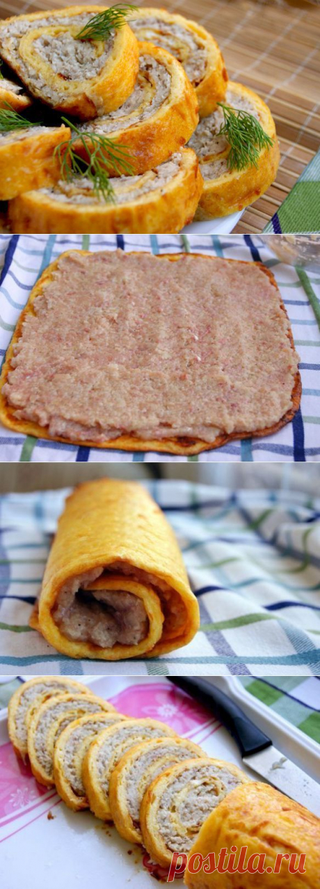 Куриный рулет.
