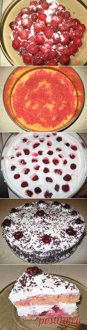 рецепт торта "Вишневый сад"