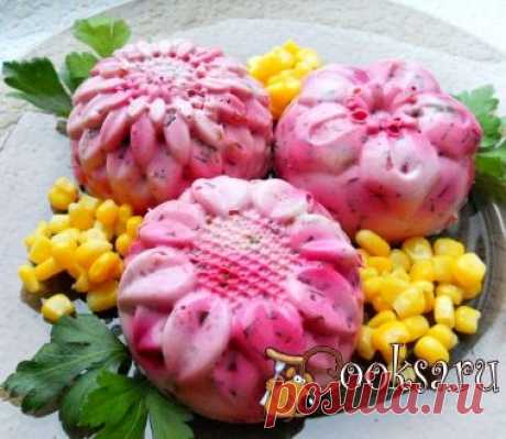 Закуска из свеклы и сельди фото рецепт приготовления