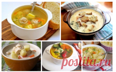 СУПЫ: ΠОДБОΡΚΑ ИЗ 5 РЕЦЕПТОВ | Кулинарушка - Вкусные Рецепты