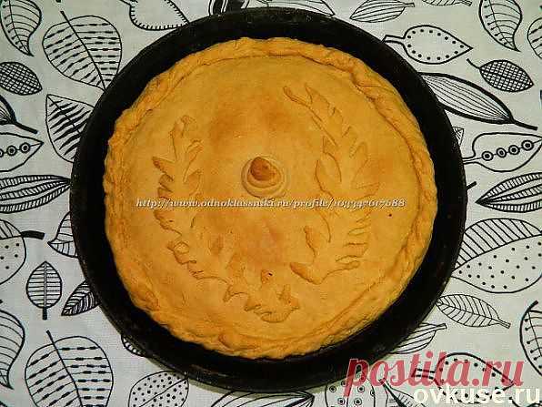 Пирог с грибами и картофелем (песочное тесто) - Простые рецепты Овкусе.ру