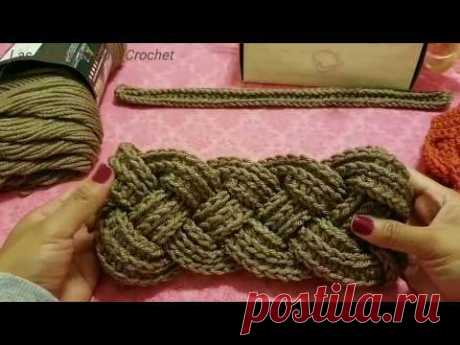 🍁Diadema Trenzada A Crochet (Ganchillo) (Subtitled in English)