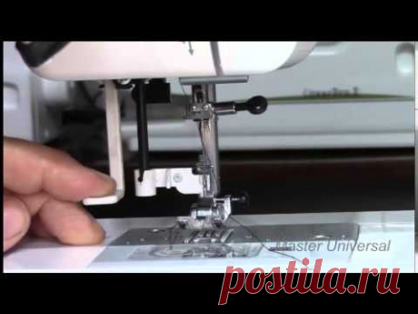Швейная машинка Janome QC2325.Часть 3.Удобный механизм вдевания нити.Видео №9.