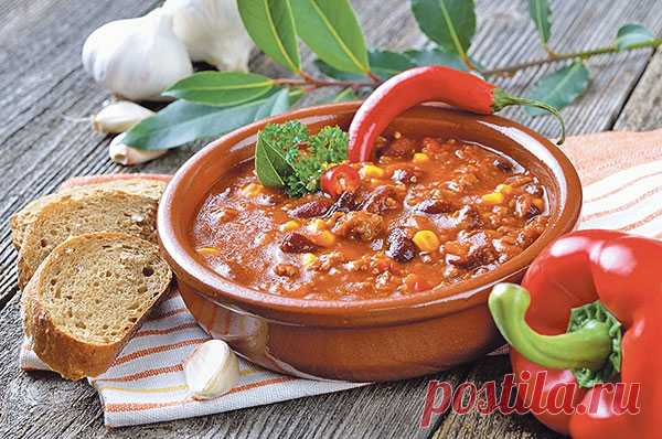 Мексиканская кухня: суп чили кон карне