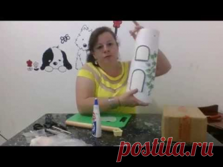 TELHA DECORADA PORTAL DA MA MALU. - YouTube