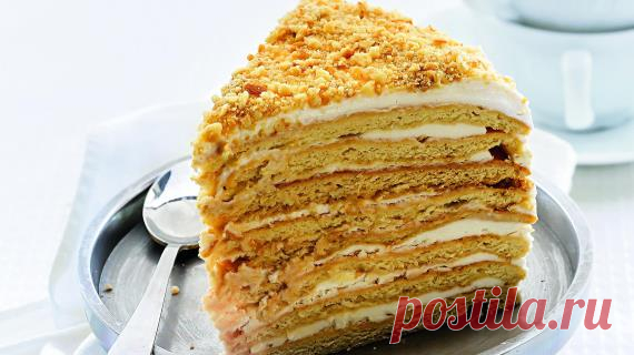 Медовый торт со сметанным кремом, пошаговый рецепт с фото Медовый торт со сметанным кремом. Пошаговый рецепт с фото, удобный поиск рецептов на Gastronom.ru