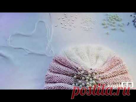Тюрбан спицами вышитый бусинами и стразами. Обзор от turban.s
