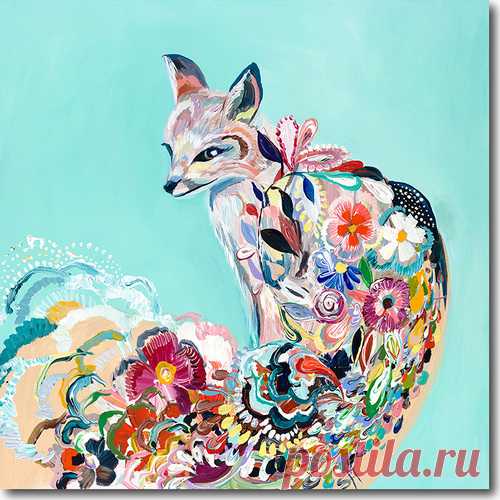 Fancy Fox III - SkylineArtEditions.com