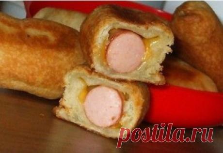 пирожки с сосиской