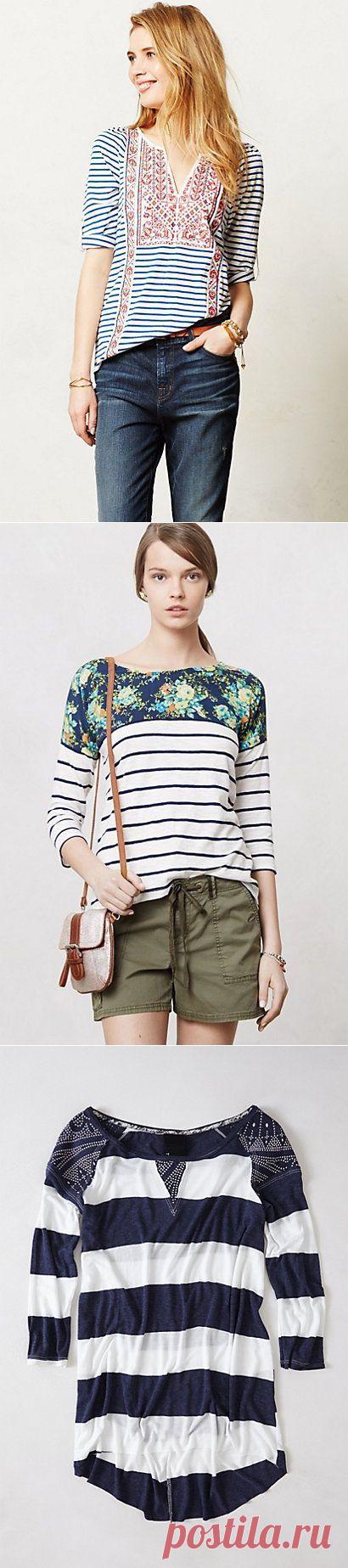 Переделки тельняшек (трафик) / Тельняшки / Своими руками - выкройки, переделка одежды, декор интерьера своими руками - от ВТОРАЯ УЛИЦА