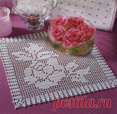 Филейная салфетка - Для уюта в доме