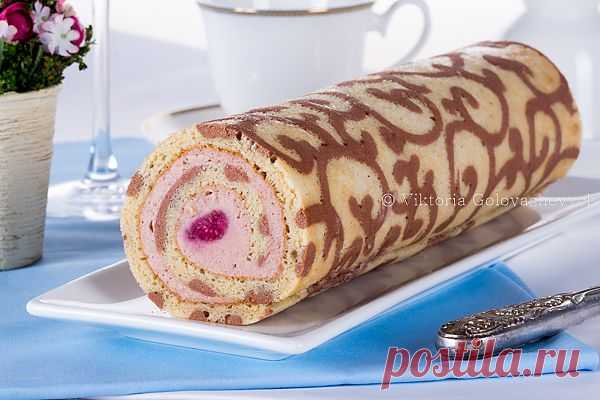 Любопытный повар - Рулет с малиновым шибустом