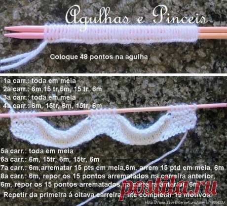 Оригинальный шарф-воротник спицами — DIYIdeas