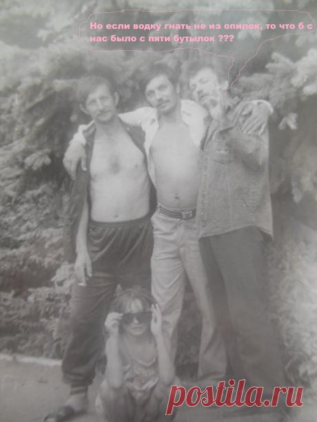Ну если водку гнать не из опилок, то чтоб с нас было б с пяти бутылок.