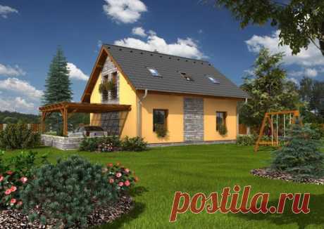 Эскиз проекта дома на 120м2