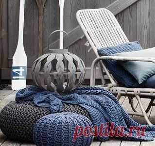 Как сделать пуфик | Креативные идеи - для дома, для сада, вязание, шитье, описание моделей