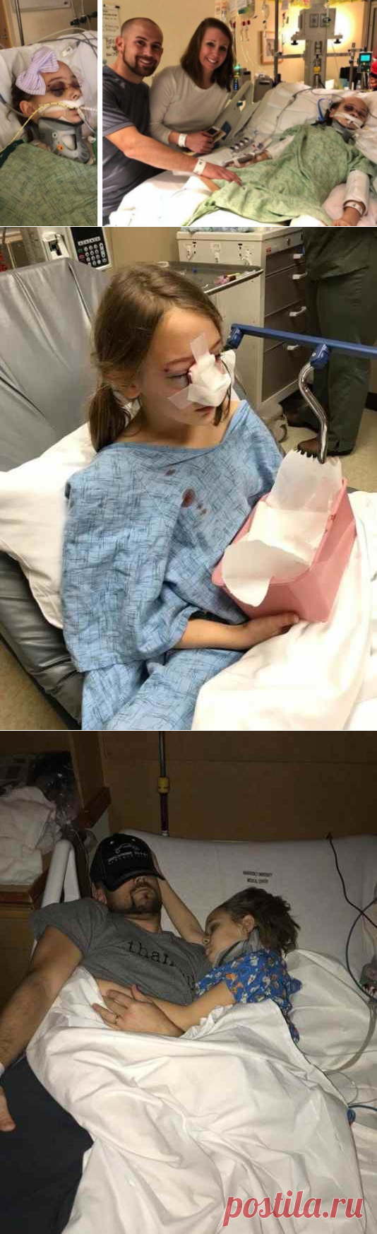 Маленькая девочка просит пользователей интернета помолиться за нее