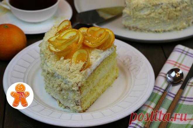 Апельсиновый торт 🍊 Очень простой рецепт | Готовим с Ириной Хлебниковой | Дзен