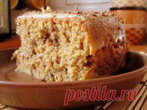 Кофейный пирог "Из того, что в холодильнике осталось" :)