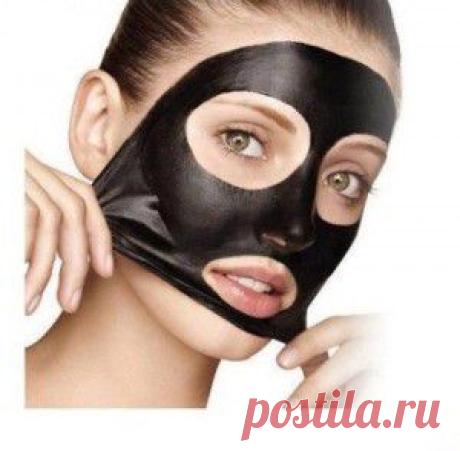 Угольная маска для лица от угрей и прыщей | Красота Внутри
