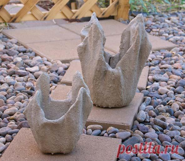 Уличные кашпо для цветов (подвесные и нет): делаем кашпо для сада своими руками (фото и видео)