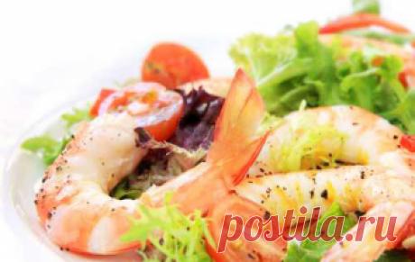 Салат с креветками рецепт ♥ Салат из морепродуктов / Видео-рецепты / TVCook: пошаговые рецепты с фото