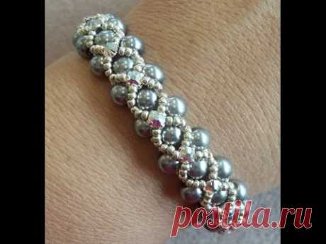 Montee Embellished Pearl Bracelet