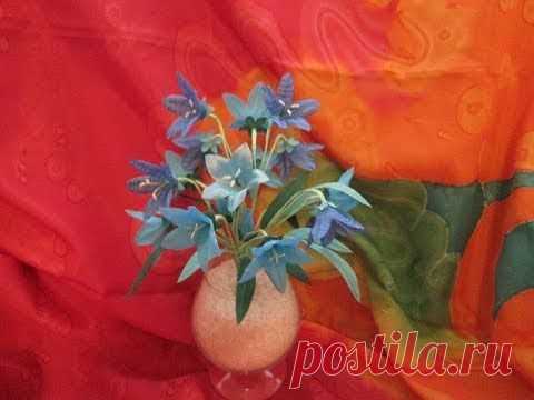 Цветы из ткани , мастер класс "Колокольчики" / Цветы из ткани / PassionForum - мастер-классы по рукоделию