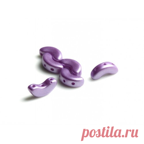 Arcos ®par Puca бусины,5х10мм, Пастель Фиолетовый