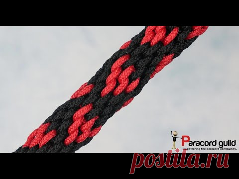 Круглая коса кумихимо с узором в виде сердца, паракорд