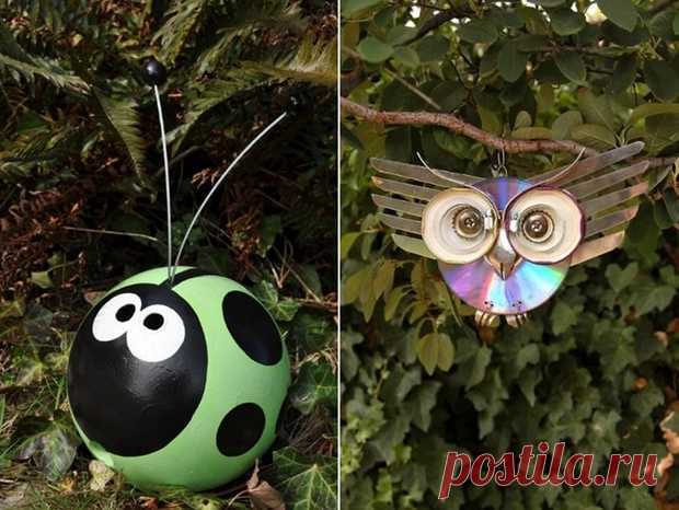 28 garden junk ideas - How to create unique garden art from junk