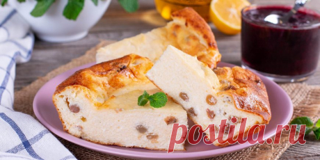 (+6) Творожная запеканка с изюмом : Выпечка : Кулинария : Subscribe.Ru