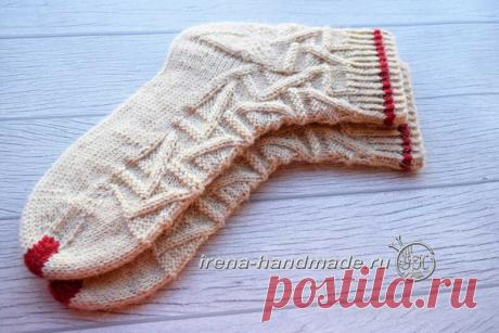 Носки с круглой пяткой «Ребекка» (вязание, схемы, фото и видео) - Irena Handmade