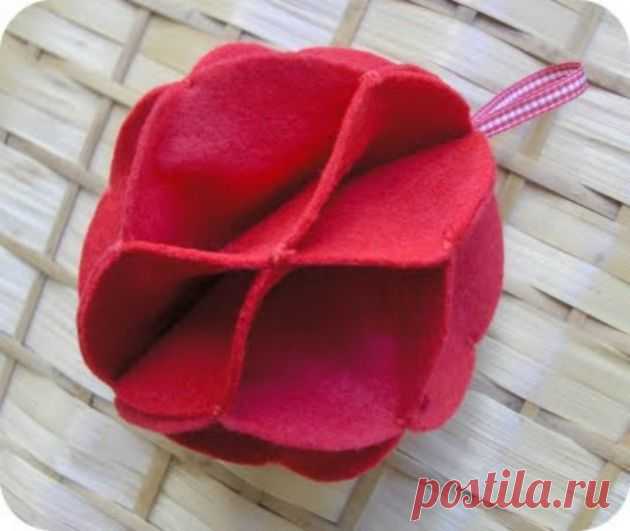 Отличные Новогодние игрушки и сувениры из обрезков фетра и плотных тканей - Рукоделие