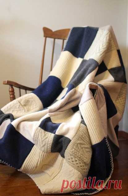 Супер-домашний плед / KNITLY.com - блог о рукоделии, мастерклассы