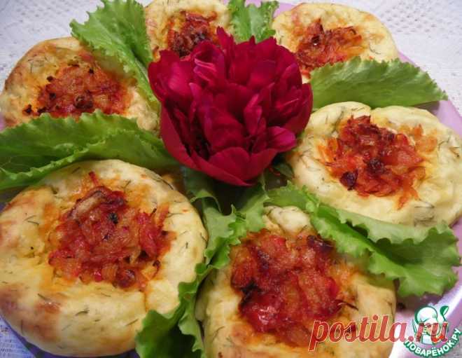 Картофельно-овощные ватрушки – кулинарный рецепт