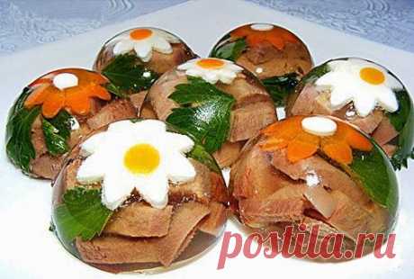 Закуска «Язык в желе»
