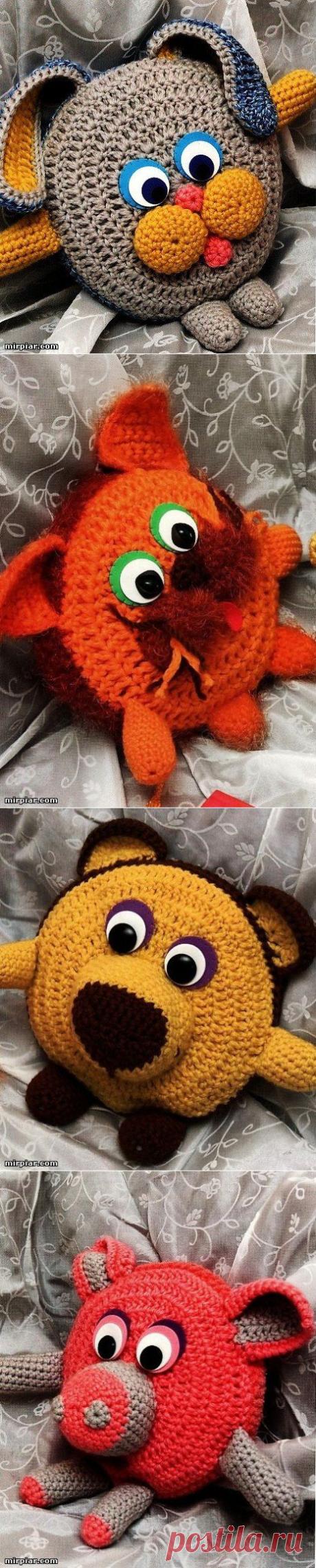 Игрушки - подушки в детскую комнату