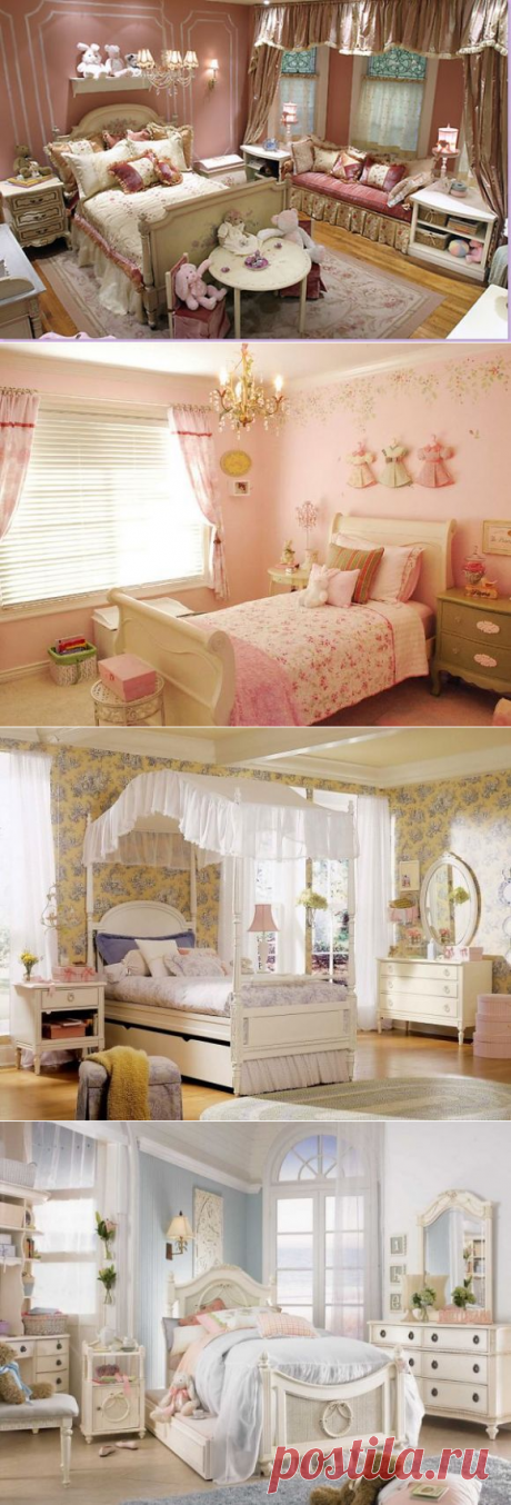 Роскошная детская в стиле шебби-шик — Роскошь и уют