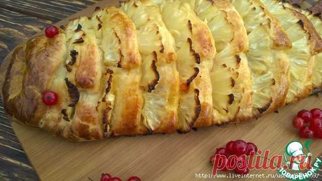 Пирог " с золотой чешуёй" 90587797_… - Ольга — я.ру