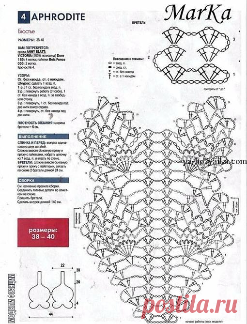 Красивое платье крючком узором ананас. Платье ананасами схемы