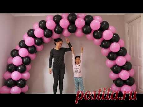 How to make balloon arch without stand?